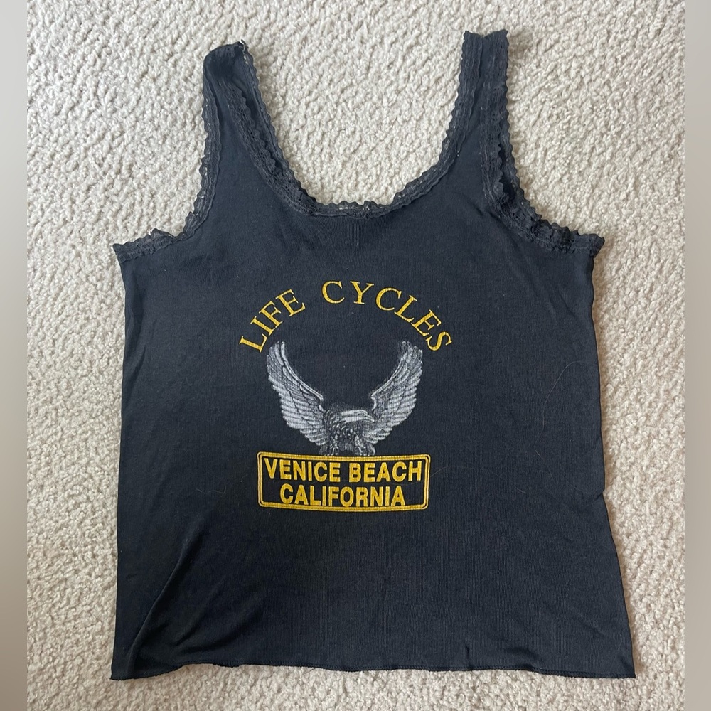 Vintage Harley Davidson tank